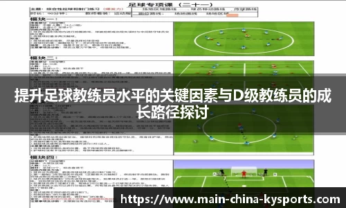 提升足球教练员水平的关键因素与D级教练员的成长路径探讨